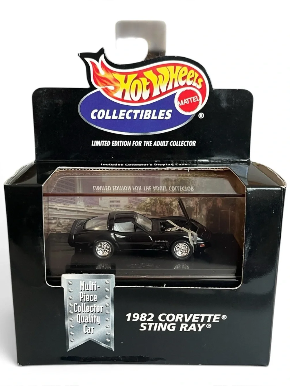 Hot Wheels Adult Collectibles 1982 Corvette Sting Ray (black) Black Box